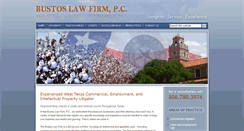 Desktop Screenshot of bustoslawfirm.com